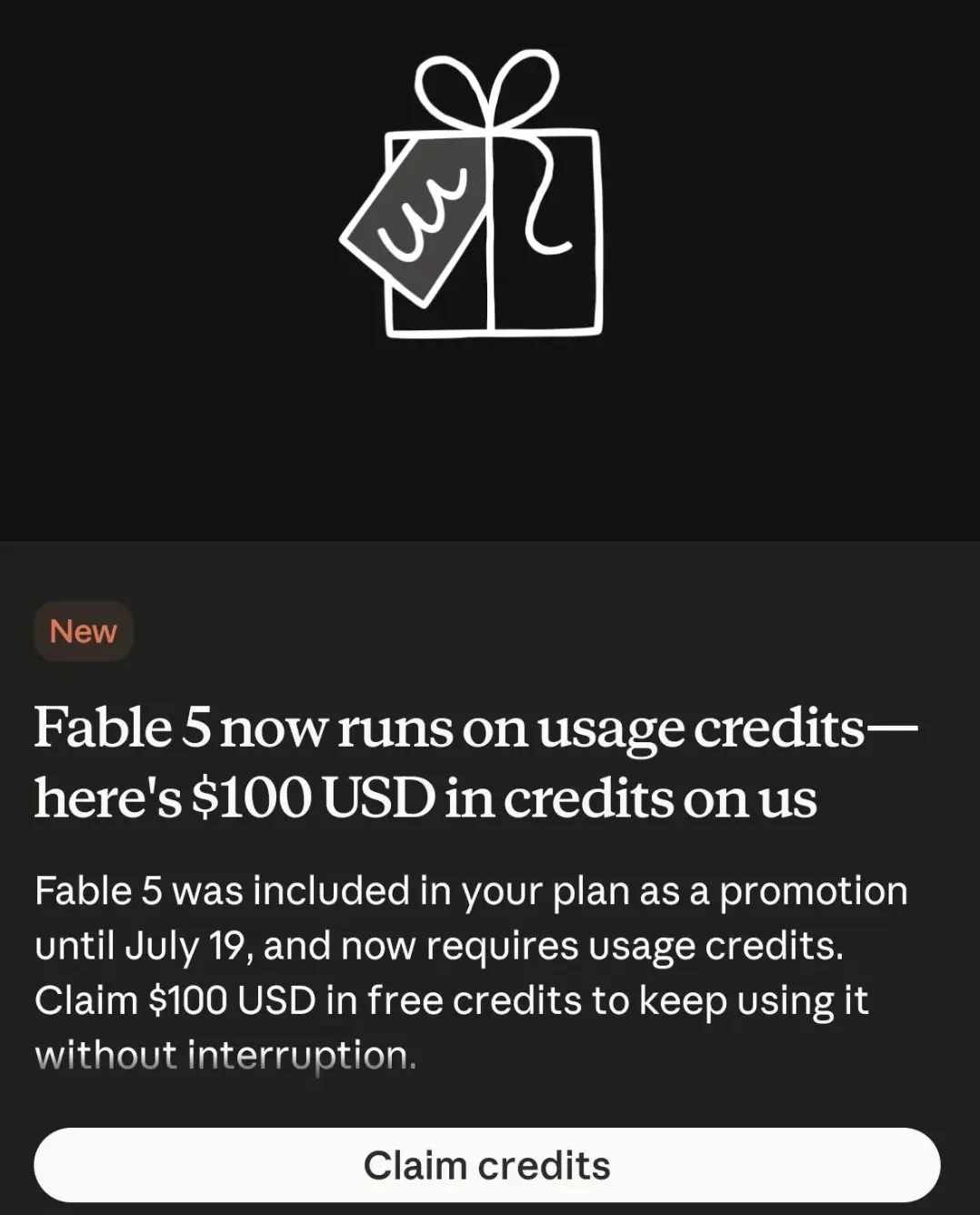 Claiming Credits