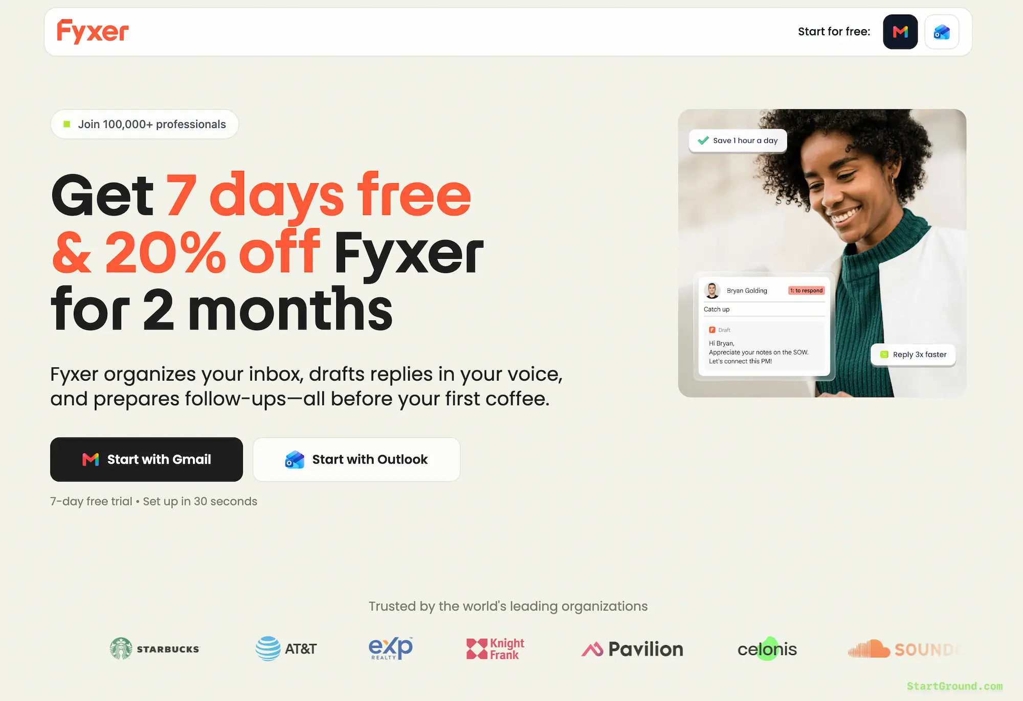 Fyxer Promo Code Landing Page Apply Deal