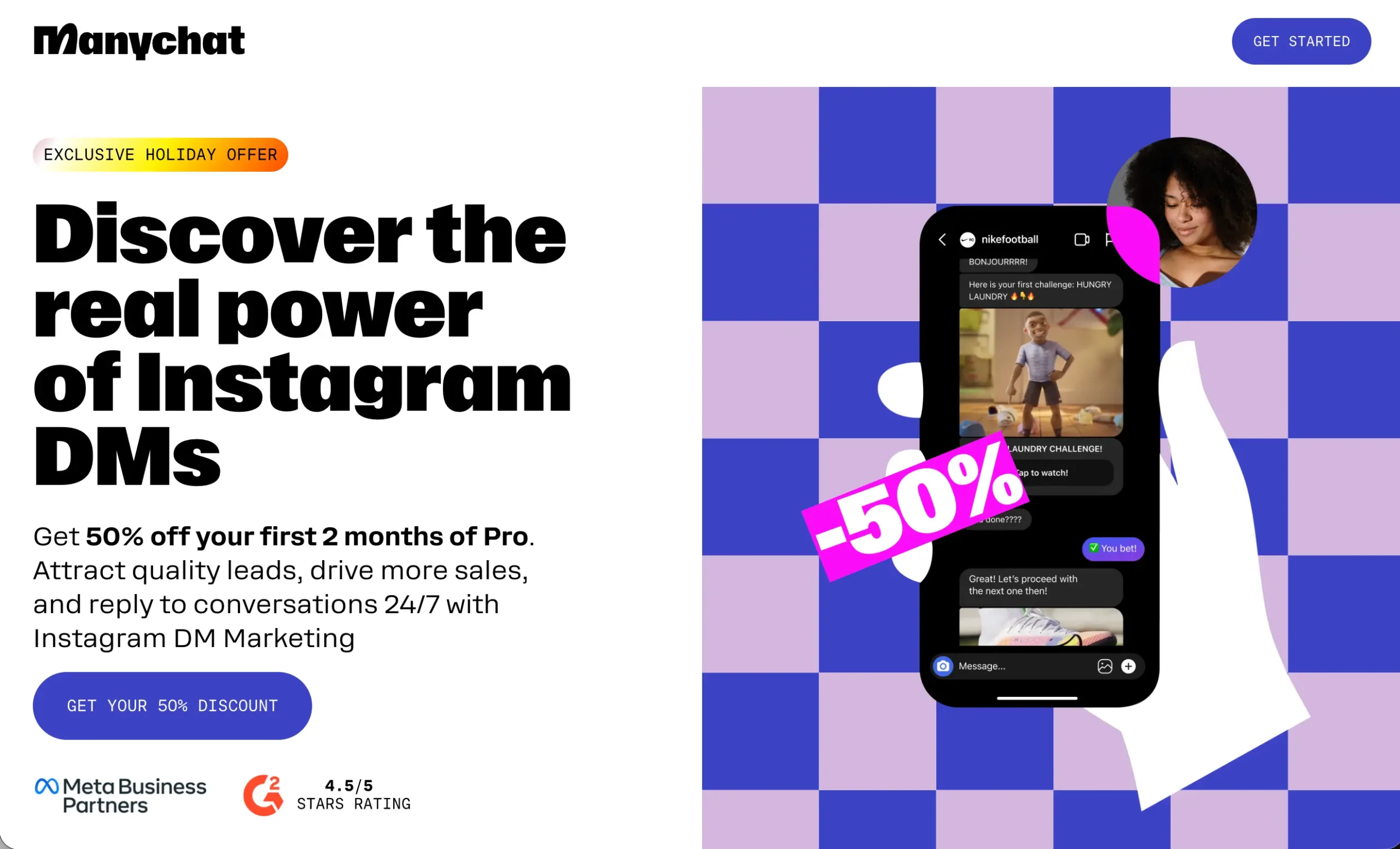 Manychat Promo Code Apply Page