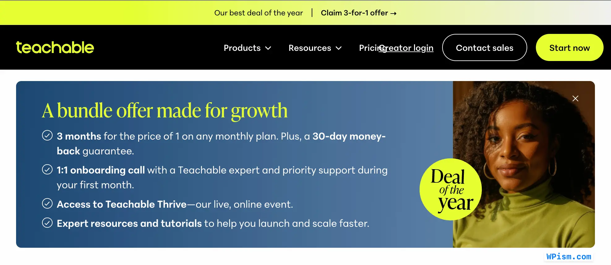 Teachable coupon Offer StartGround