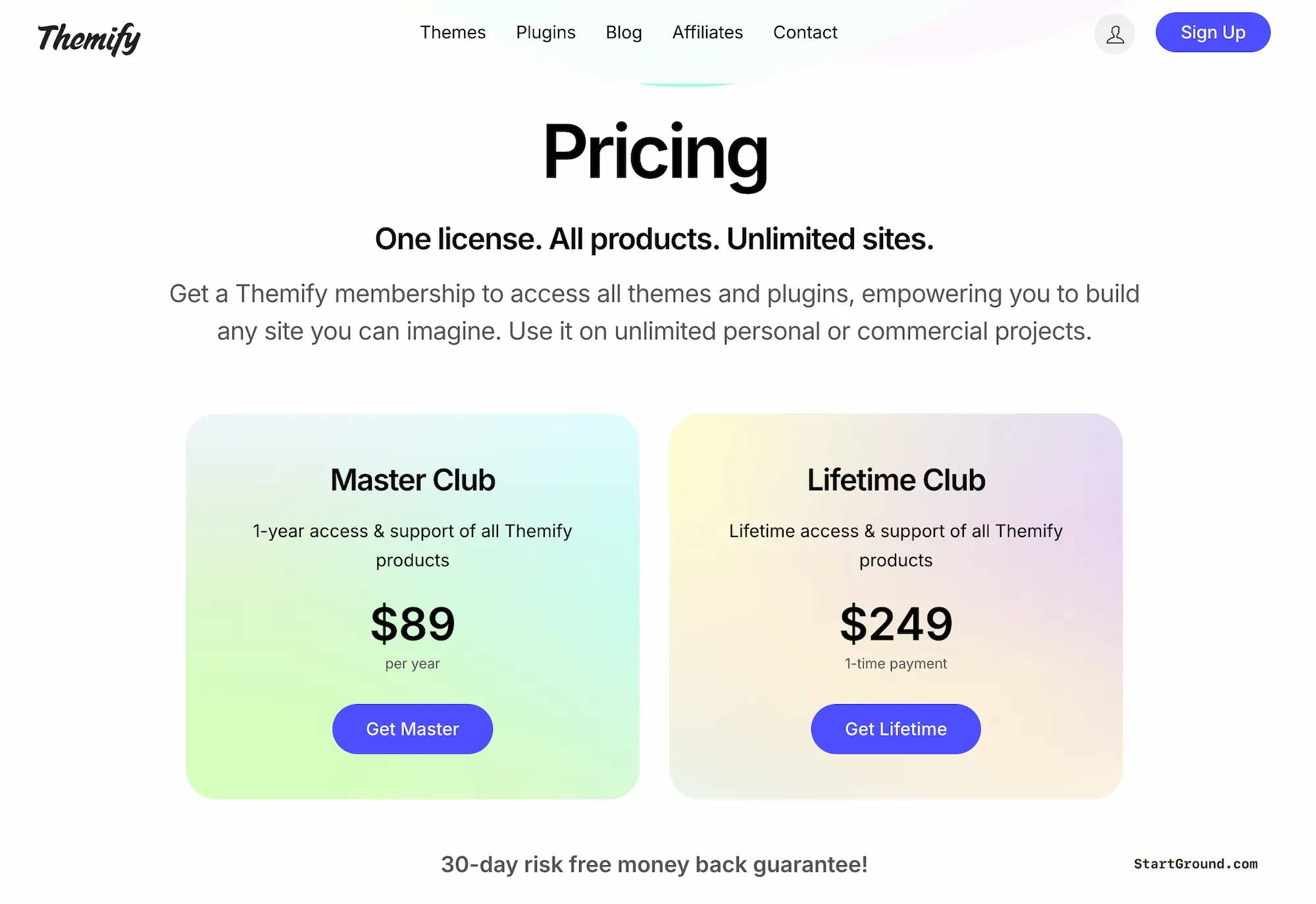 Themify Pricing Deal Page