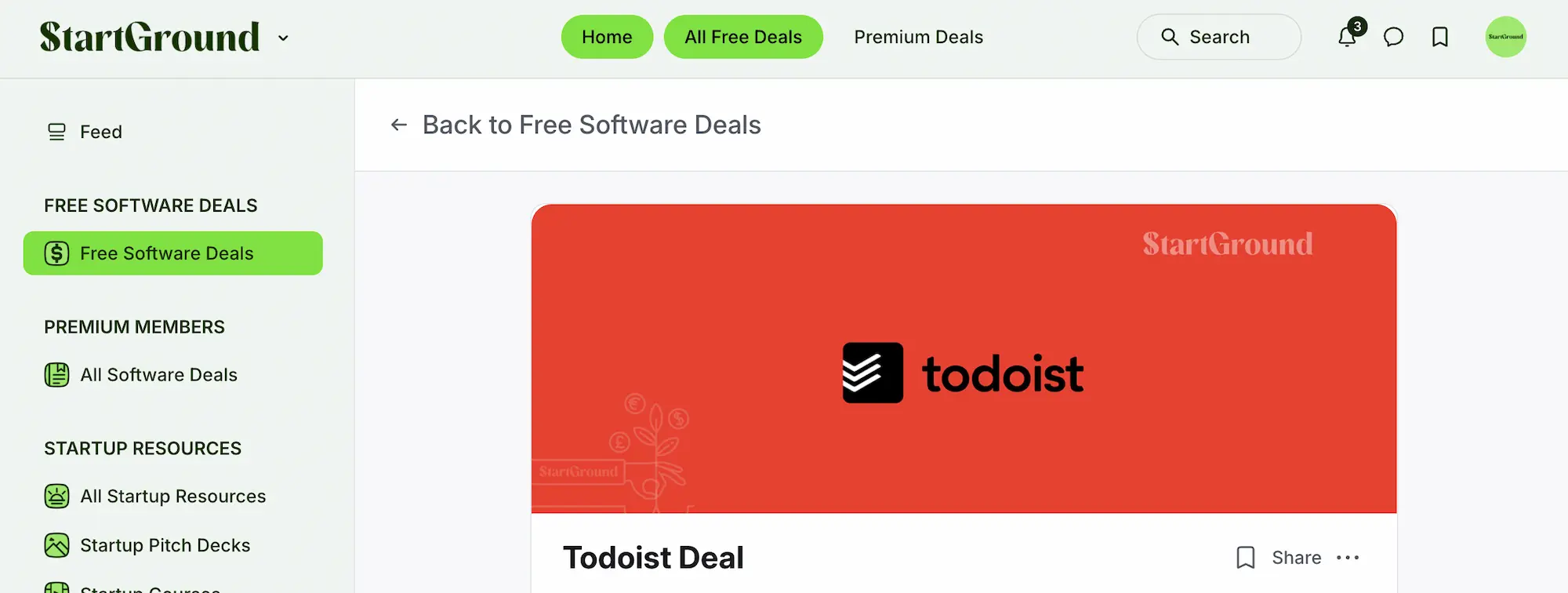 Todoist Promo Code Listing StartGround Community