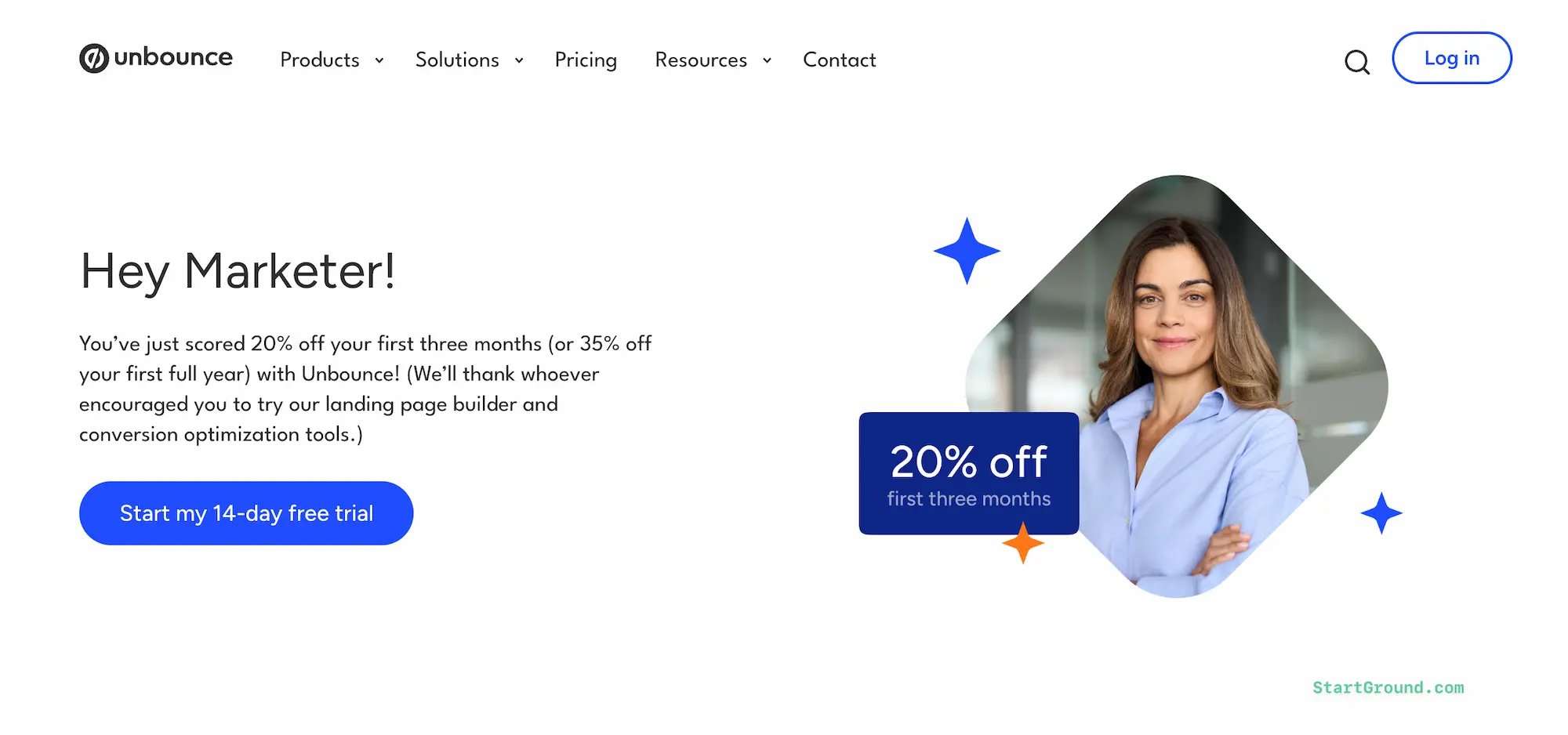 Unbounce Coupon Code Apply Official Page