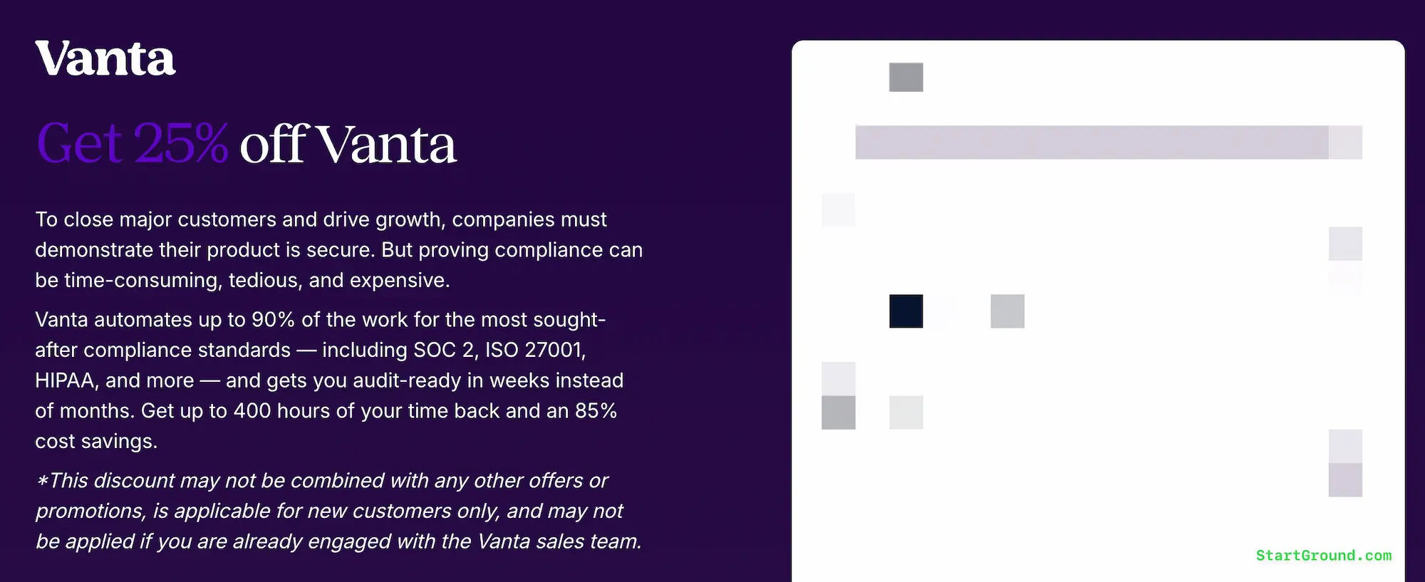 Vanta Promo Code Offer Page Official Discount