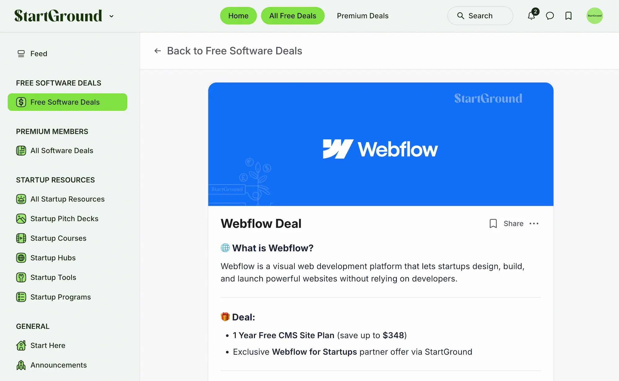 Webflow Promo Code Official StartGround Community